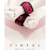 Sinful Wrist Cuffs Vinyl - Pink