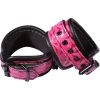 Sinful Wrist Cuffs Vinyl - Pink