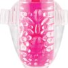 Color Pop Quickie Lingo Silicone Vibrating Tongue Ring Waterproof Pink