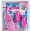 Pocket Exotics Vibrating Double Bullets Pink Passion