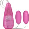 Pocket Exotics Vibrating Double Bullets Pink Passion