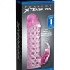 Fantasy Xtensions Vibrating Couples Cock Cage Waterproof Pink 6.25 Inch