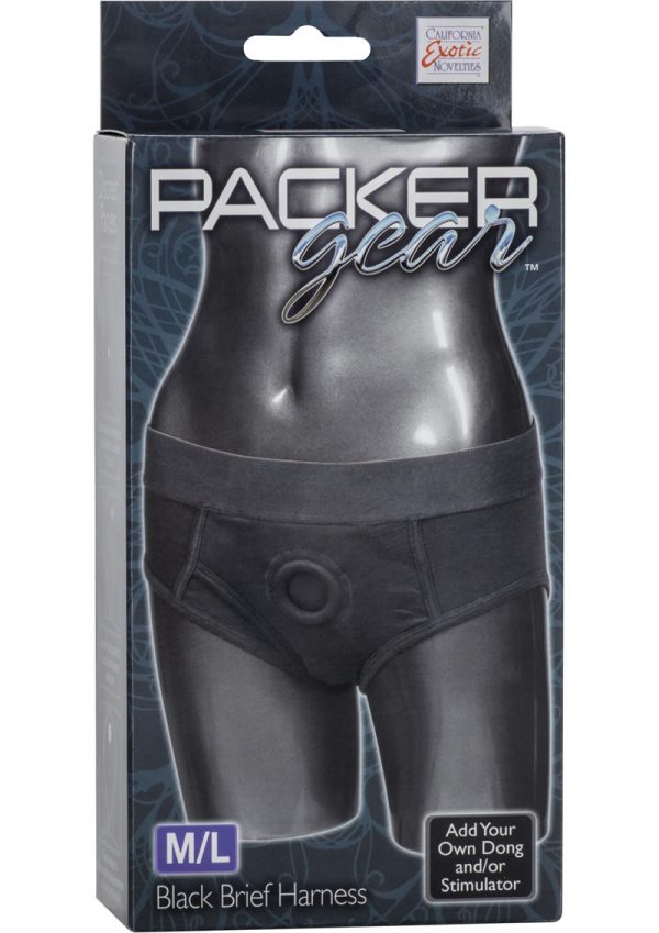 Packer Gear Brief Harness Black Medium/Large