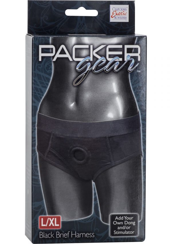 Packer Gear Black Brief Harness Large/Xtra Large