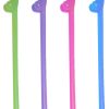 Naughty Straws Glow In The Dark Assorted Colors 8 Each Per Pack