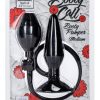 Booty Call Booty Pumper Silicone Inflatable Anal Plug Medium Black