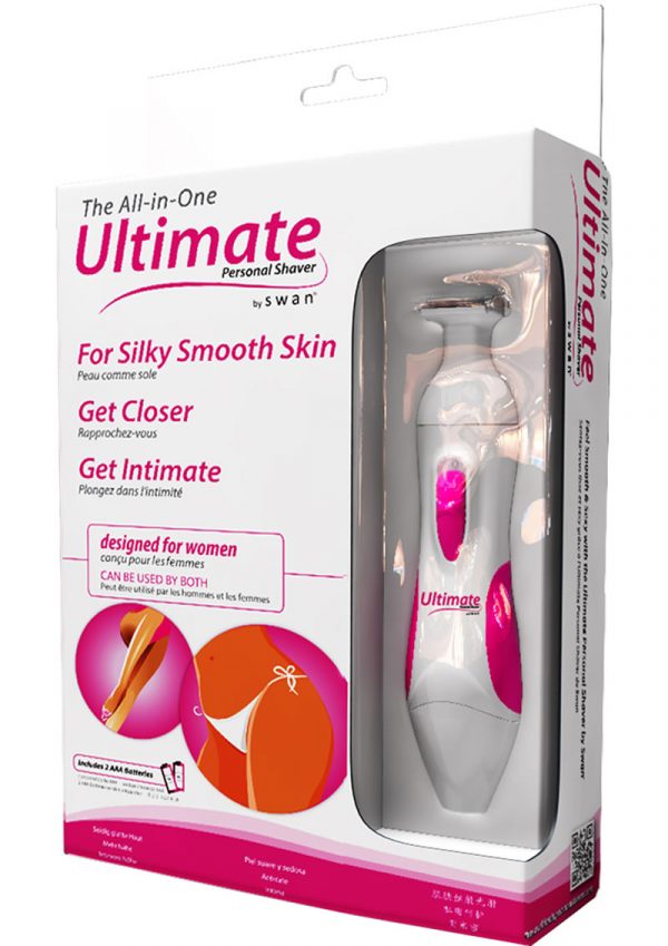 Swan The All In One Ultimate Personal Shaver Kit For Women Pink And White