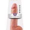 King Cock Realistic Dildo With Balls Flesh 12 Inch