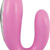 Surenda Silicone Oral Vibe Rechargeable 5 Function Waterproof Pink 2.25 Inch