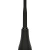 Perfect Fit Ergoflo Director 8in Silicone Flex Tip Anal Douche - Black