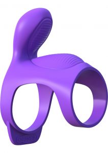 Fantasy C Ringz Ultimate Couples Cage Silicone Cockring Waterproof Purple