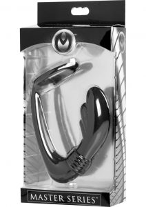 Master Series Cobra Silicone Cockring Anal Plug Black