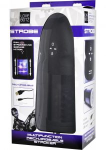Love Botz Strobe Multifunction Rechargeable Stroker Masturbator Light Up 10.5 Inch
