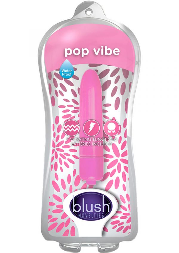 Vive Pop Vibe Mini Vibrator Waterproof Pink 3 Inch