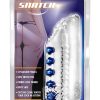 M For Men Snatch Jelly Pussy Beaded Stroker Clear 5.5 Inch