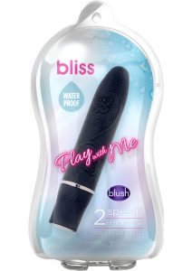 Play With Me Bliss Mini Vibe Waterproof Black 4 Inch