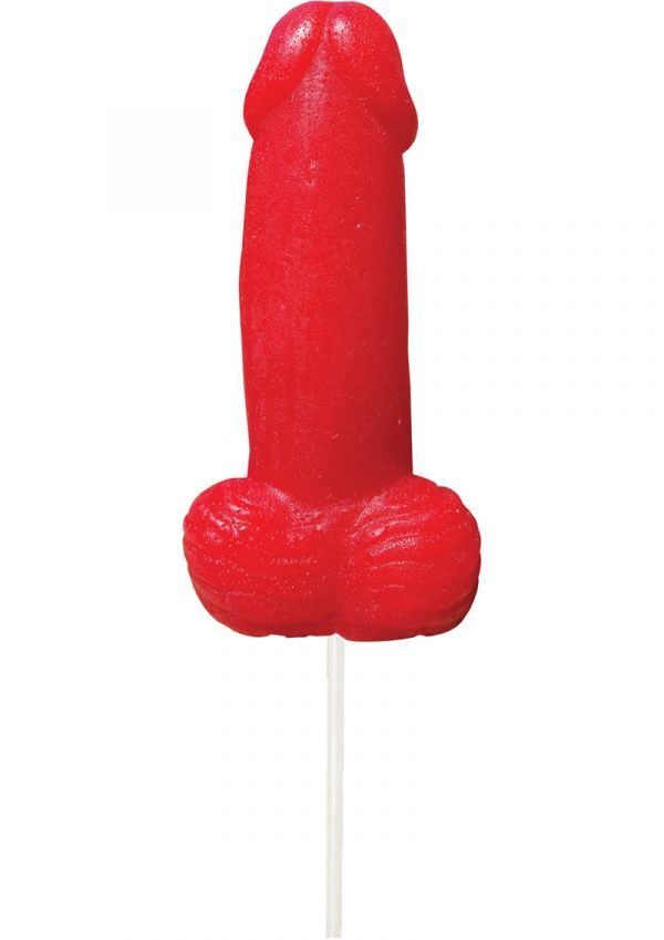 Eat Me Jumbo Gummy Cock Pop Strawberry Red