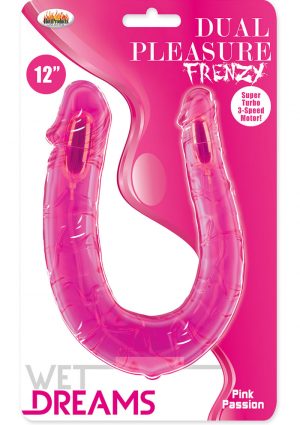 Wet Dreams Dual Pleasure Frenzy Double Dong Pink Passion