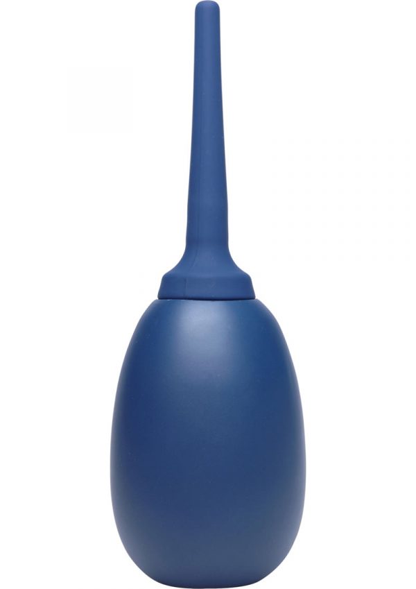 Clean Stream Flex Tip Silicone Enema Bulb Blue 8 Ounce