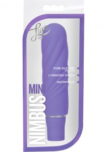 Luxe Nimbus Mini Multifuction Vibe Silicone Waterproof Periwinkle 4.75 Inch