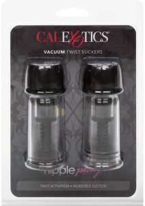 Nipple Play Vacuum Twist Suckers Black