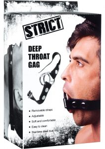 Strict Deep Throat Gag Black