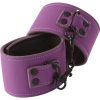Lust Bondage Wrist Cuff Purple And Black