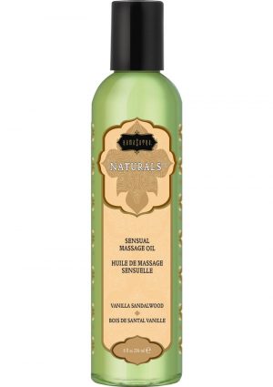 Naturals Sensual Massage Oil Vanilla Sandalwood 8 Ounce