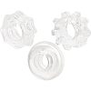 Reversible Cock Ring Set Clear