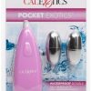 Pocket Exotics Double Silver Bullets Waterproof Pink