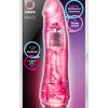 B Yours Vibe 07 Realistic Jelly Vibrator Waterproof Pink 8.5 Inch