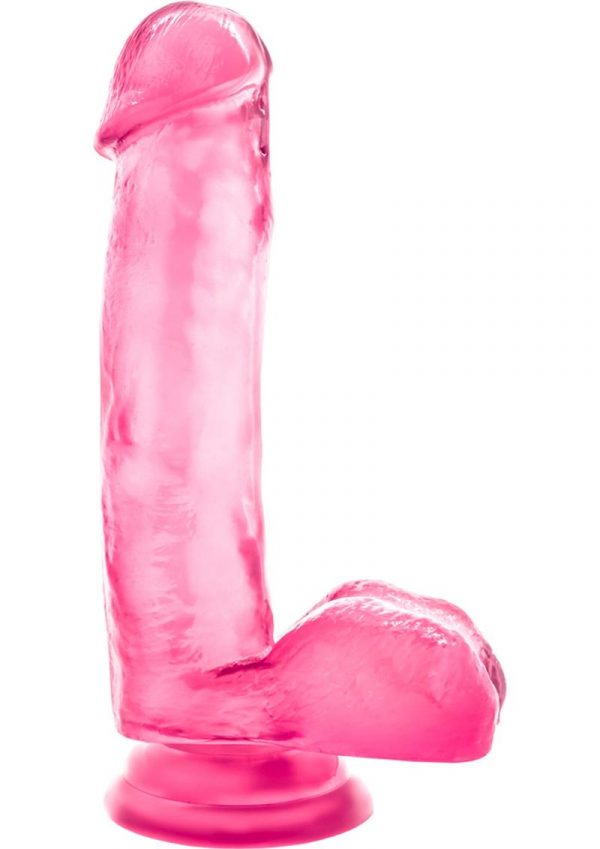 B Yours Sweet N Hard 01 Realistic Dong With Balls Pink 7 Inch