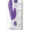 The Rabbit Company The Beaded Rabbit XL USB Rechargeable Silicone Vibrator Splashproof Purple