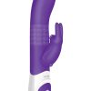 The Rabbit Company The Beaded Rabbit XL USB Rechargeable Silicone Vibrator Splashproof Purple