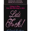 Lets Fuck Sex Position Card Game