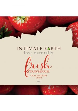 Intimate Earth Oral Pleasure Glide Fresh Strawberries 3ml