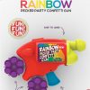 Rainbow Pecker Confetti Gun With 2 Multicolor Confetti Cartridges