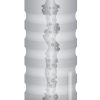 Zolo The Girlfriend Stroker Squeezable Vibrating Masturbator Stroker Clear
