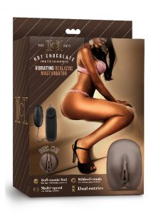 hot Chocolate Erin The Enchantress Vibrating Realistic Dual Entry Masturbator Chocolate 6.25 Inch