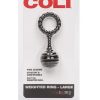 Colt Weighted Ring Large Silicone Black