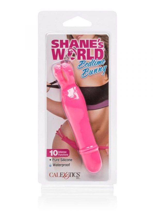 Shane`s World Bedtime Bunny Silicone Vibrator Waterproof Pink 4.25 Inch