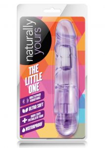 Naturally Yours The Little One Jelly Dildo Waterproof Purple 6.70 Inch