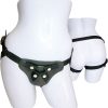 Latigo Leather Strap-On Black