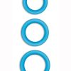 Firefly Halo Large Silicone Cock Ring Blue