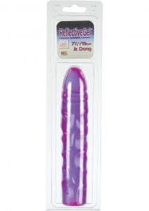 REFLECTIVE GEL SERIES JR DONG 7.5 INCH PURPLE