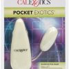 Pocket Exotics Glowing Bullet Glow In The Dark 2.1 Inch Ivory