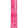 HOUSTONS PINK LEOPARD  MASSAGER 6.5 INCH PINK