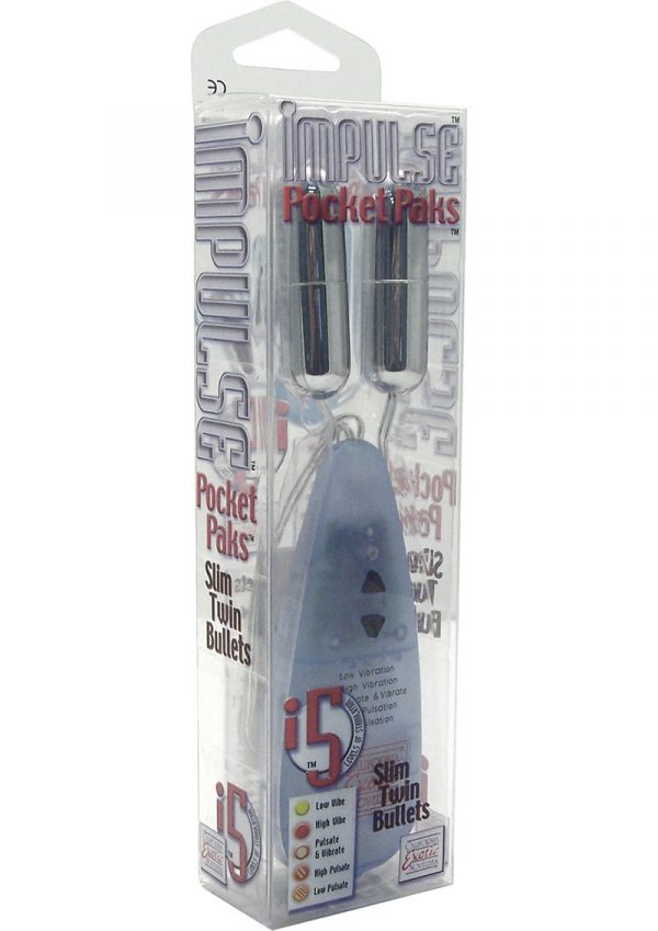Impulse Pocket Paks Slim Twin Bullets Silver
