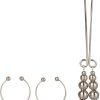 Nipple and Clitoral Non Piercing Body Jewelry Silver