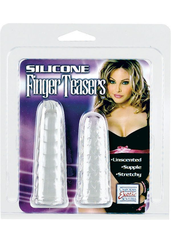 Finger Teasers Silicone Finger Massagers Clear